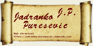 Jadranko Purešević vizit kartica